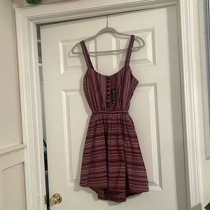 Lucca Couture, NWT, partially open back, mini dress.